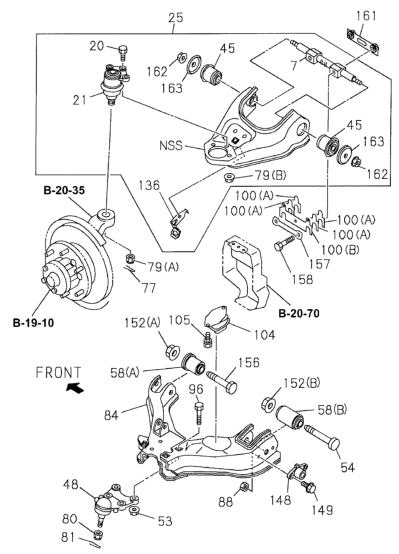 Honda New 1998-2002 Fits Honda Passport Bumper, Passenger Side Rubber Strut, Part # 89712-50990