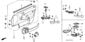 Honda New 1999-2000 Fits Honda Civic Lining, R. FR. Door *NH178L* (EXCEL CHARCOAL), Part # 83533-S04-A01ZA