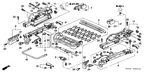 New 2004-2007 Fits Honda Accord Cover, RR. Foot Passenger *YR239L* (Manual) (KI IVORY), Part # 81195-SDN-L01ZB