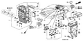 Honda New 2009-2011 Fits Honda Civic Fuse Box Assembly, Part # 38200-SVA-A05