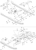 Fits 2002-2005 Ski-Doo Summit 1000 SDI, Highmark & Highmark X / Summit 600 HO Models Bolt, Long, OEM Part # 250000062