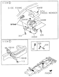 Honda New 1996-1997 Fits Honda Passport Canister Bracket, Part # 89712-08070