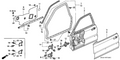 Honda New 1994-1997 Fits Honda Accord Skin L,FR Door, Part # 67151-SV2-505ZZ