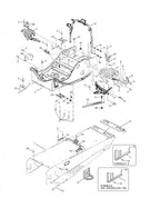 Fits 1996-2004 Ski-Doo Formula 500 / Formula 500 Deluxe Models Air Intake Support, OEM Part # 518310400