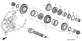 Honda New 2003-2005 Fits Honda Civic Countershaft, Part # 23221-PZB-S80