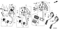 Honda New 2011 Fits Honda CR-Z Pedal Assy,Accel, Part # 17800-SZT-L02