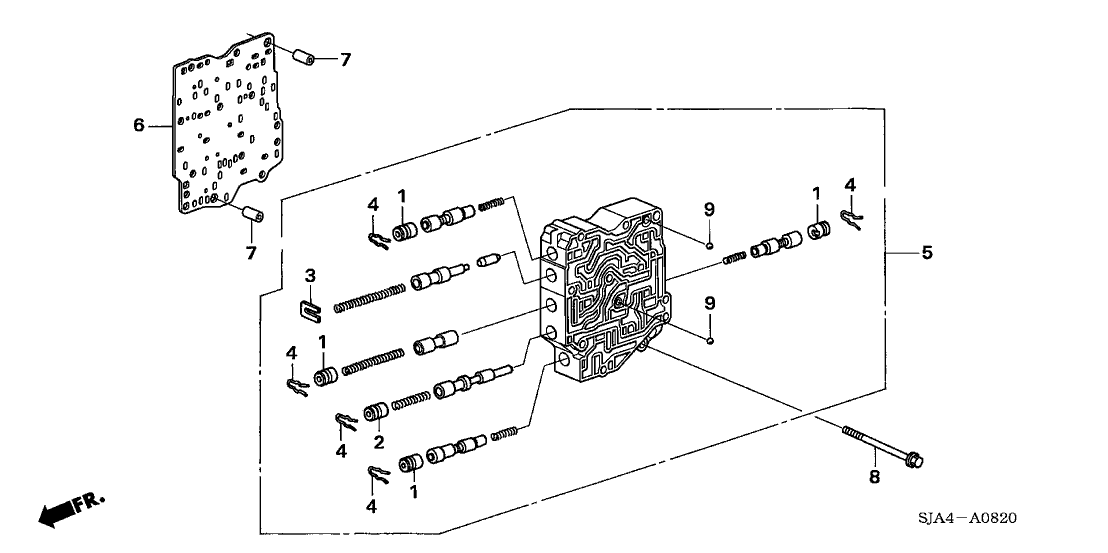 New 2005-2006 Fits Honda Accord Hybrid Body Assembly, Secondary Valve, Part # 27700-RJB-010