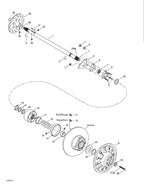 Fits 1996-2007 Ski-Doo Formula Deluxe 380 F / Formula Deluxe 380/500 Models O'ring, OEM Part # 414928900