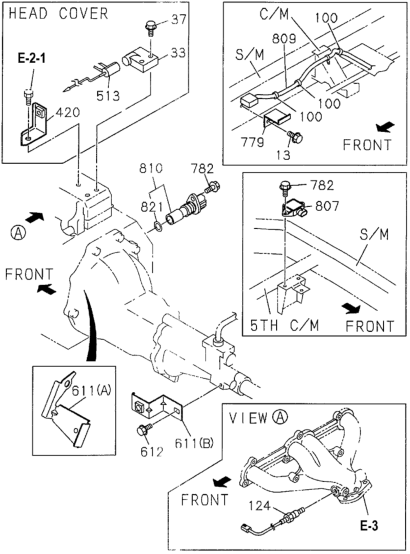 Honda New 1994-1995 Fits Honda Passport Oxygen Sensor, Part # 89706-22920