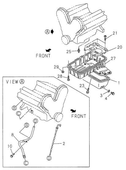 Honda New 1998-2001 Fits Honda Passport Bolt Crankshaft To, Part # 05833-06250