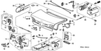 New 2001-2002 Fits Honda Accord Actuator Assy., Trunk, Part # 74856-S84-A41