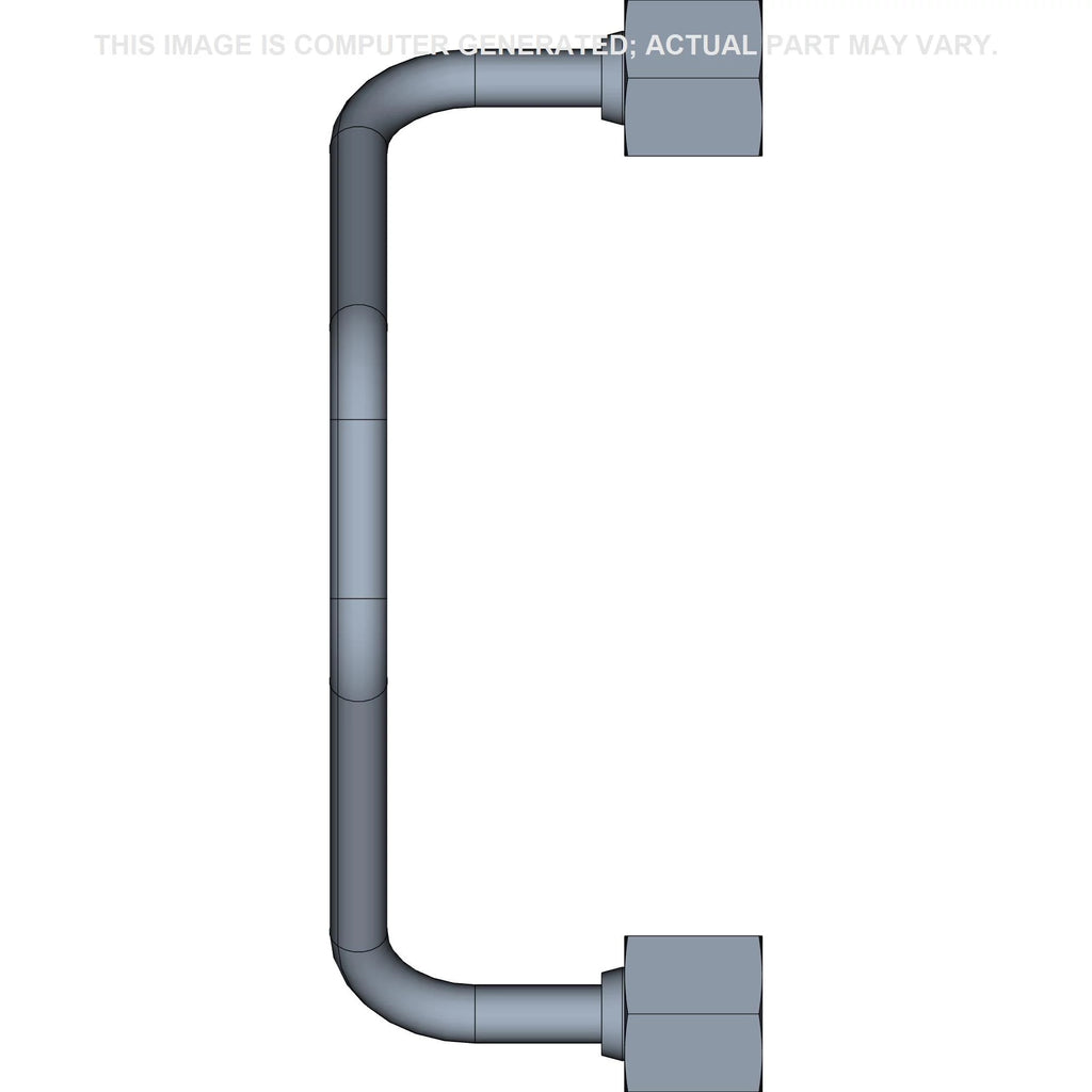 CNHi Auxiliary Hydraulics Tube Part # 87316528 — Back view