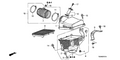 Honda New 2008-2009 Fits Honda Accord Tube Set, Air Flow, Part # 04010-R72-305