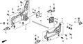 Honda New 1995-1997 Fits Honda Odyssey Knob, R. Reclining *G38L* (JADE GREEN), Part # 81231-SX0-003ZA