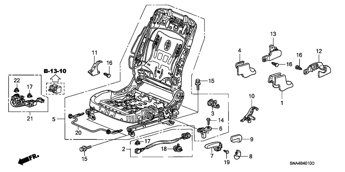 New 2006-2008 Fits Honda Civic Cover, L. FR. Seat Foot (Inner) *YR327L* (RR) (PEARL IVORY), Part # 81506-SNA-A11ZB
