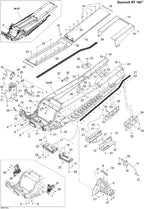Fits 2005-2007 Ski-Doo Summit 1000 SDI, Highmark & Highmark X / Summit Highmark & Highmark X 1000 SDI RH Roller, OEM Part # 518324978