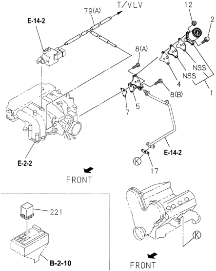 Honda New 1996-1997 Fits Honda Passport Bolt Chamber, Part # 02805-06800