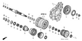 New 2005-2007 Fits Honda Accord Gear, Secondary Shaft Idle, Part # 23495-RGR-000