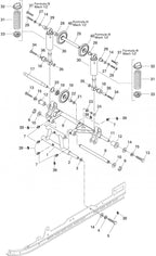 Fits 1996-2005 Ski-Doo Formula III / Formula III LT Models Cushion, OEM Part # 414530000