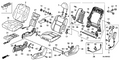 New 2008-2010 Fits Honda Odyssey Front Headrest Assembly *NH598L* (ATLAS GRAY), Part # 81140-SHJ-A32ZD