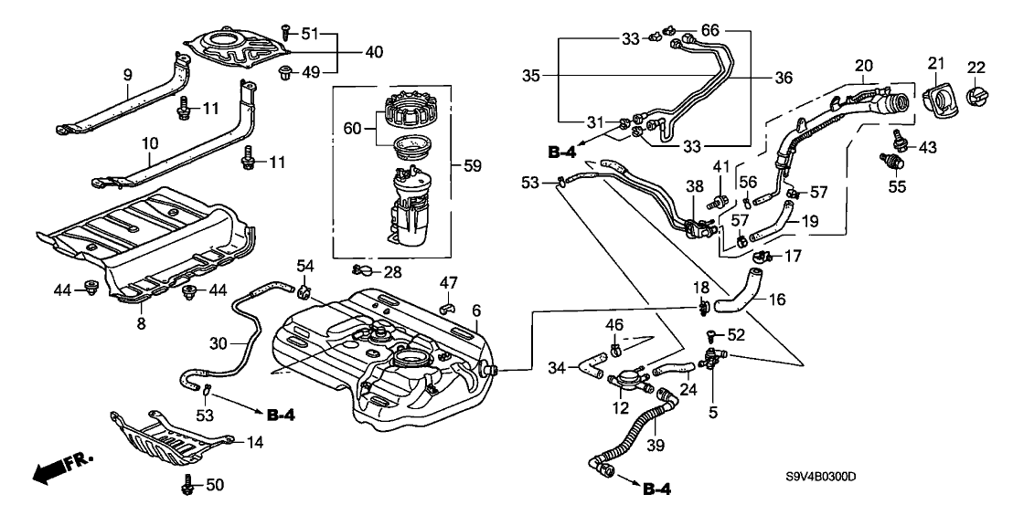 Honda New 2003-2004 Fits Honda Pilot Tube Assembly, Vent, Part # 17710-S3V-A01