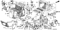 Honda New 2009 Fits Honda Pilot Heater Unit Assy, Part # 79106-SZA-305