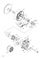 Fits 2003-2005 Ski-Doo Expedition 4-TEC / Grand Touring V-1000 Models Drive Pulley Bolt, OEM Part # 417300242