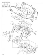 Fits 2001/2003/2004/2005 Can-Am Traxter XL / Traxter XL, 7448 Models Hex Plastite Screw M6.81 X 45, OEM Part # 243164540