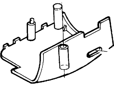 Ford New 1996-2002 Fits Ford E-150 / E-250 / E-350/E-350 Super Duty Shroud Assy - Steering Column Base No. 3530 Position Lower, Part # F7UZ3530AAB