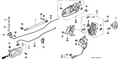 Honda New 1996-2000 Fits Honda Civic Protector, L. RR. Door Lock, Part # 72657-ST8-A02