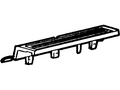 Ford New 2002-2005 Fits Ford / Mercury Crown Victoria / Grand Marquis Plate - Door Scuff Base No. 13228 Position Passenger Side and Driver Side, Part # 2W7Z5413228AAC