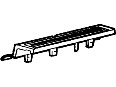 Ford New 2002-2005 Fits Ford / Mercury Crown Victoria / Grand Marquis Plate - Door Scuff Base No. 13228 Position Passenger Side, Part # 2W7Z5413228BAA