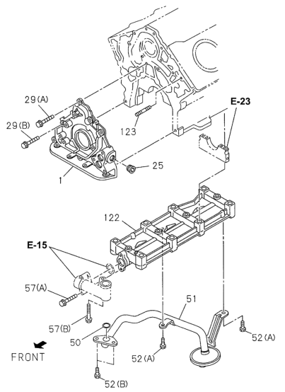 Honda New 1998-2002 Fits Honda Passport Oil Pump Assembly, Part # 89713-64640
