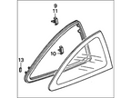 New 1988-1989 Fits Acura Integra Pin Complete, Control, Part # 24414-PFL-000