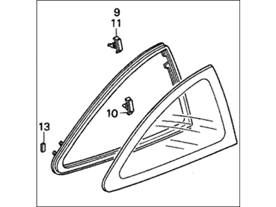New 1988-1989 Fits Acura Integra Pin Complete, Control, Part # 24414-PFL-000