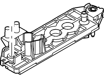 New 2007-2010 Fits Ford / Mercury Explorer / Mountaineer Retainer Base No. 19a614, Part # 7L2Z19A614A