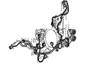 Ford New 2009 Fits Ford Focus Wire Assy - Jumper Base No. 14630a Position Driver Side, Part # 9S4Z14631CA