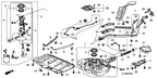 New 2007-2008 Fits Honda Fit Bracket, Fuel Tank Mounting, Part # 17529-SLN-A00