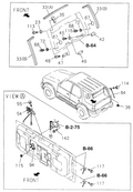 Honda New 1998-2002 Fits Honda Passport Actuator, Hatch Gate (Et), Part # 89712-41344