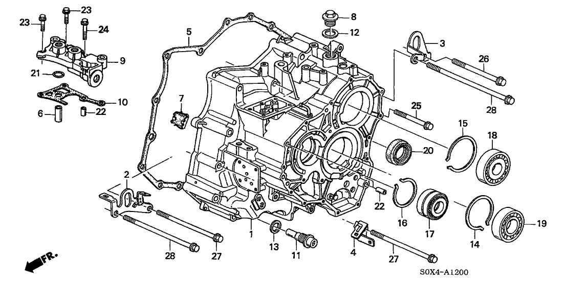 Honda New 2002-2003 Fits Honda Odyssey Set, Trns Case, Part # 21210-PYB-405