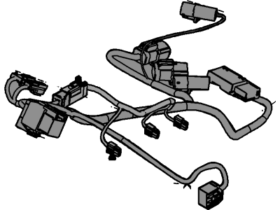 Ford New 2002-2007 Fits Ford F-250 Super Duty / F-350 Super Duty / F-450 Super Duty Wire Assy - Seat Back Control Base No. 14a699 Position Driver Side, Part # 2C3Z14A699AA