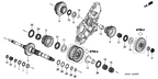 New 1996-2005 Fits Honda Civic Gear, Mainshaft Low, Part # 23411-P4P-N00