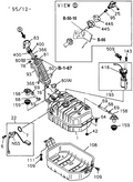 Honda New 1996-1997 Fits Honda Passport Sensor, Vapor, Part # 81625-72760