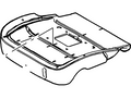 Ford New 2009-2012 Fits Ford Flex Pad Base No., Part # 8A8Z74632A22B