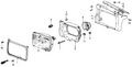 Honda New 1989-1991 Fits Honda Accord Special Nut, Part # 33105-SE0-A01