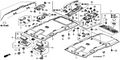 Honda New 2009-2011 Fits Honda Element Console, Roof *NH220L* (CLEAR GRAY), Part # 83255-SCV-A04ZC