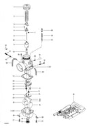 Fits 1998/2000/2001 Ski-Doo Needle Jet 480-P-8 Formula Deluxe 500., OEM Part # 404161700