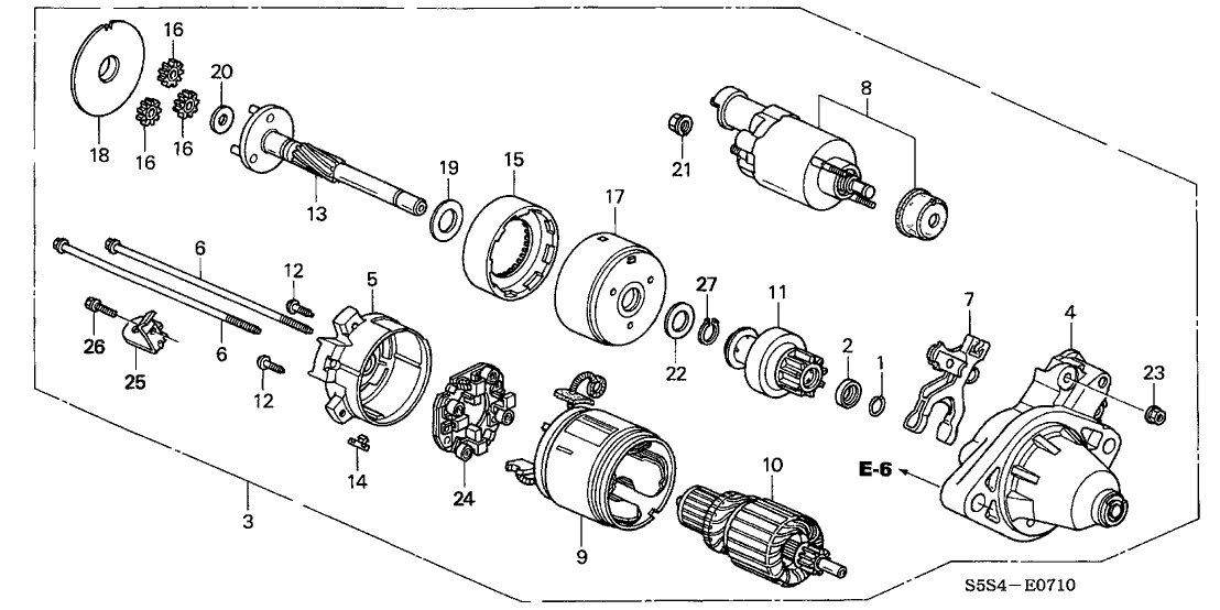 New 2002-2005 Fits Honda Civic Yoke, Part # 31205-PNE-G02