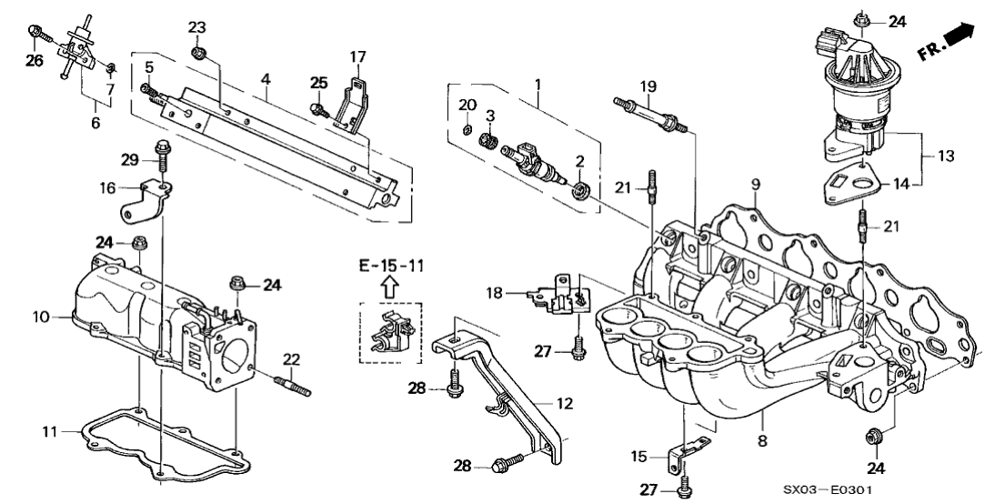 Honda New 1998 Fits Honda Odyssey Stay J, Engine Wire Harness, Part # 32759-PEA-000