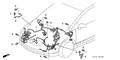 Honda New 2008 Fits Honda Civic Engine Room Wire Harness, Part # 32200-SNC-A03